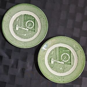 Royal China Colonial Homestead Bread & Butter/Dessert Plates, Set of 2